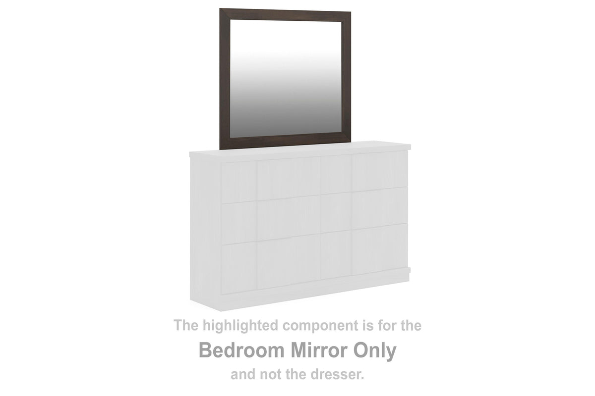 Shaehartin Dark Brown Bedroom Mirror (Online Special Price) - Ornate Home