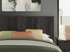 Shaehartin Dark Brown King Panel Bed - Ornate Home