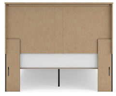 Shaehartin Dark Brown Queen Panel Platform Bed - Ornate Home