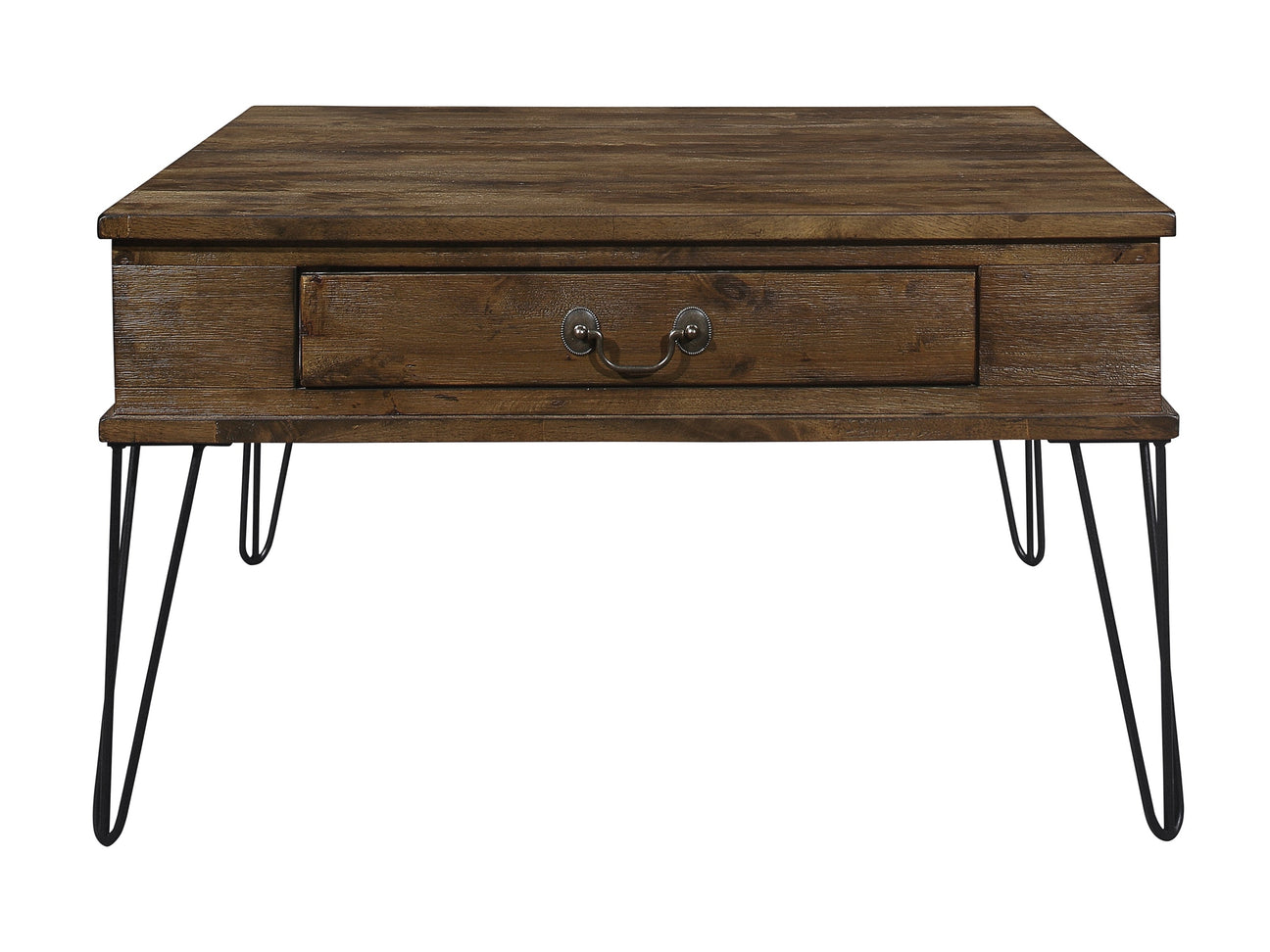 Shaffner Black/Brown Square Cocktail Table - Ornate Home