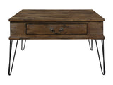 Shaffner Black/Brown Square Cocktail Table - Ornate Home
