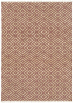 Shageluk Handcrafted Fringed Jute Carpet Area Rug - Clearance - Ornate Home