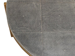 Shagreen Atelier Black Leather Coffee Table - Ornate Home
