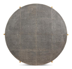 Shagreen Atelier Black Leather Coffee Table - Ornate Home