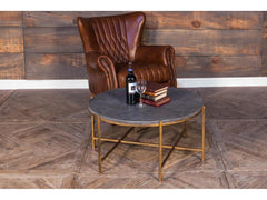 Shagreen Atelier Black Leather Coffee Table - Ornate Home