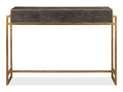 Shagreen Atelier Gold/Gray Console - Ornate Home