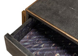Shagreen Atelier Gold/Gray Console - Ornate Home