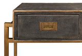 Shagreen Atelier Gold/Gray Console - Ornate Home