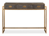 Shagreen Atelier Gold/Gray Console - Ornate Home