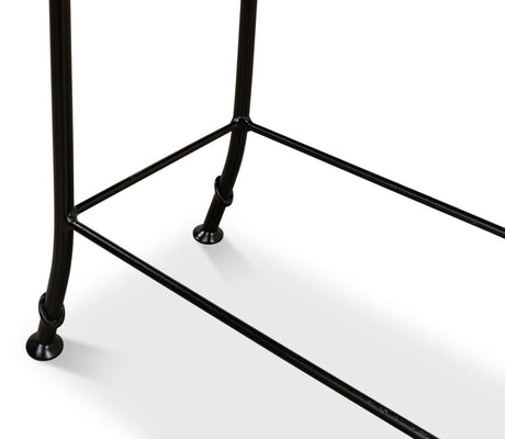 Shagreen Atelier Grey Leather Box On Stand - Ornate Home