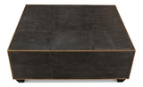 Shagreen Atelier Grey Leather Cocktail Table - Ornate Home