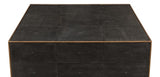 Shagreen Atelier Grey Leather Cocktail Table - Ornate Home