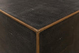 Shagreen Atelier Grey Leather Cocktail Table - Ornate Home