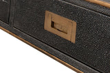 Shagreen Atelier Grey Leather Desk - Ornate Home