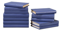 Shagreen Blue Books (Set of 12) - Ornate Home