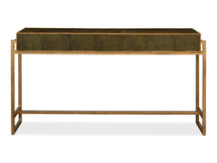 Shagreen Green Console Table - Ornate Home