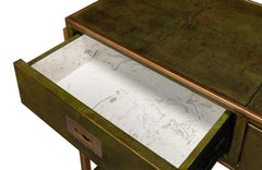 Shagreen Green Console Table - Ornate Home