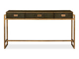Shagreen Green Console Table - Ornate Home