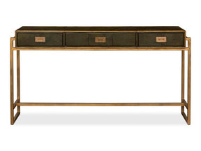 Shagreen Green Console Table - Ornate Home