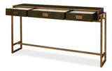 Shagreen Green Console Table - Ornate Home