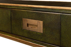 Shagreen Green Console Table - Ornate Home