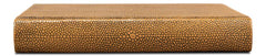 Shagreen Library Brown Books (Set of 12) - Ornate Home