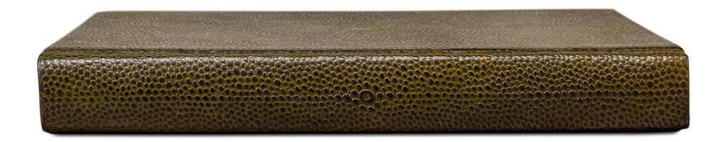 Shagreen Library Green Books (Set of 12) - Ornate Home