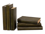 Shagreen Library Green Books (Set of 12) - Ornate Home