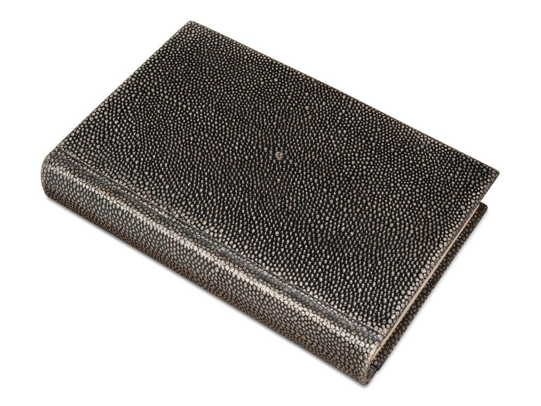 Shagreen Library Grey Books (Set of 12) - Ornate Home