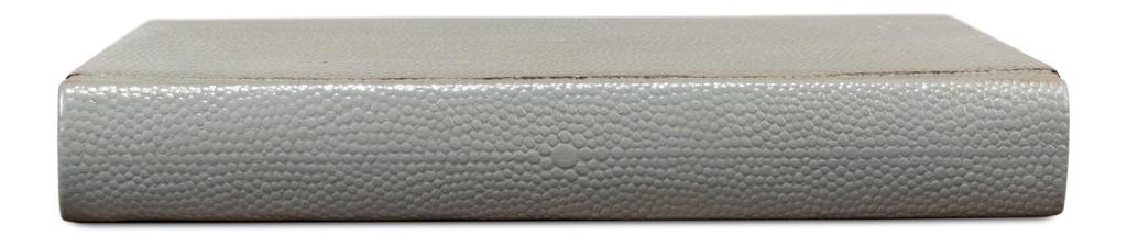 Shagreen Library Grey Books (Set of 12) - Ornate Home