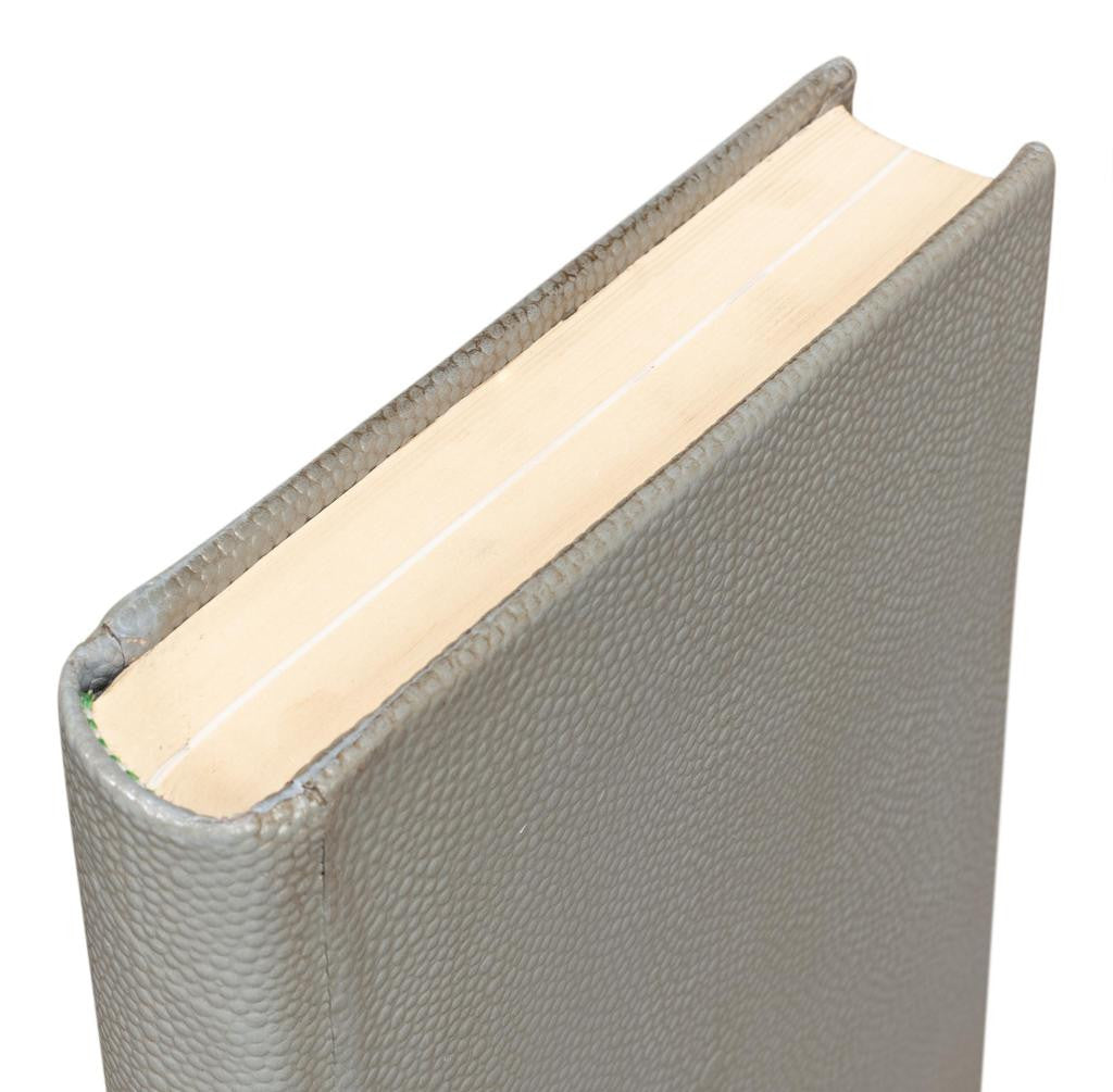 Shagreen Library Grey Books (Set of 12) - Ornate Home