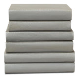Shagreen Library Grey Books (Set of 12) - Ornate Home