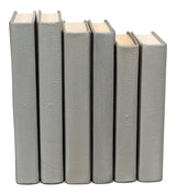 Shagreen Library Grey Books (Set of 12) - Ornate Home