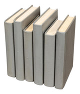Shagreen Library Grey Books (Set of 12) - Ornate Home