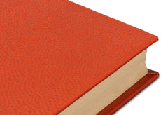 Shagreen Orange Books (Set of 12) - Ornate Home