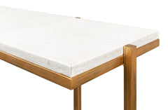 Shagreen White Console Table - Ornate Home