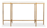 Shagreen White Console Table - Ornate Home