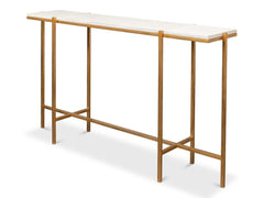 Shagreen White Console Table - Ornate Home