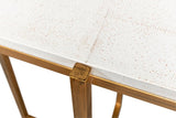 Shagreen White Console Table - Ornate Home