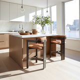 Shaili Brown Counter Stool - Ornate Home
