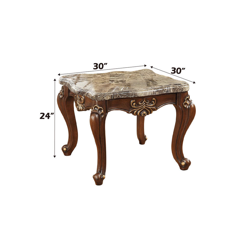 Shalisa End Table in Walnut - Ornate Home