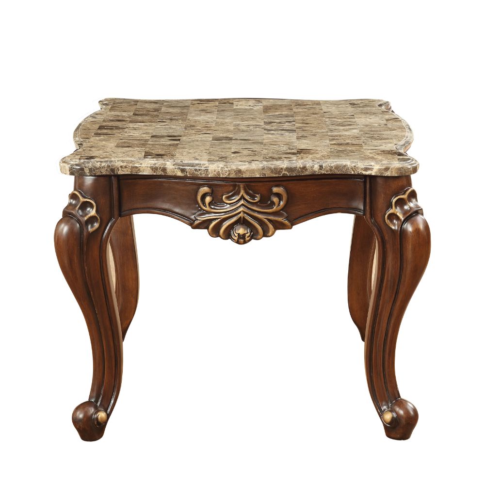 Shalisa End Table in Walnut - Ornate Home