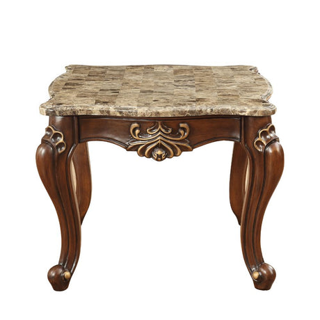Shalisa End Table in Walnut - Ornate Home