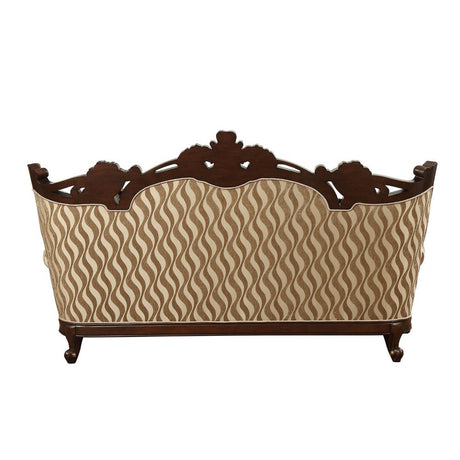 Shalisa Sofa with 7 Pillows in Walnut - Ornate Home