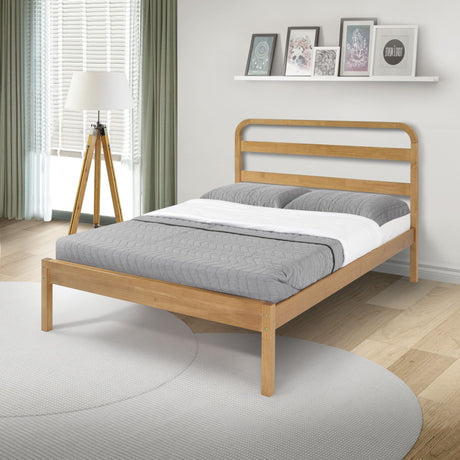 Shamia Natural Full Bed - Ornate Home