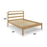 Shamia Natural Full Bed - Ornate Home