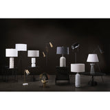 Shamir Gold Geometric Metal Table Lamp - Ornate Home