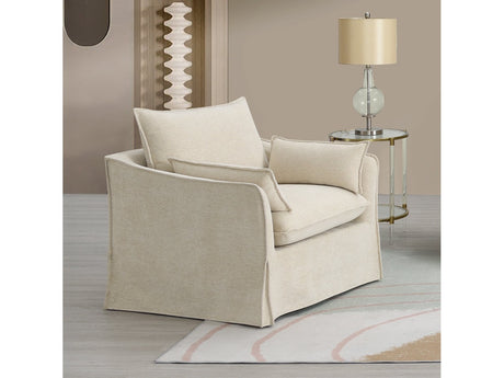 Shane Beige Chair - Ornate Home