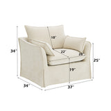 Shane Beige Chair - Ornate Home