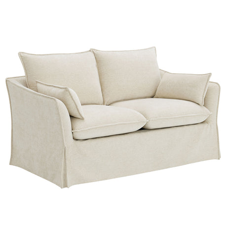 Shane Beige Loveseat - Ornate Home